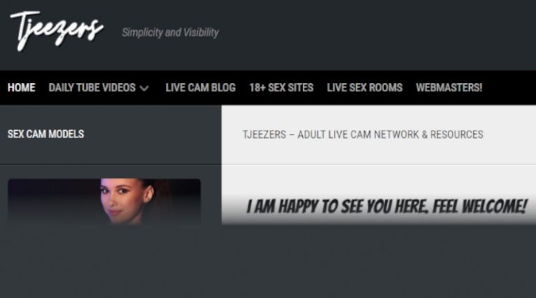 Tjeezers.cam est le nouveau hub de webcams dont vous avez besoin dans votre vie